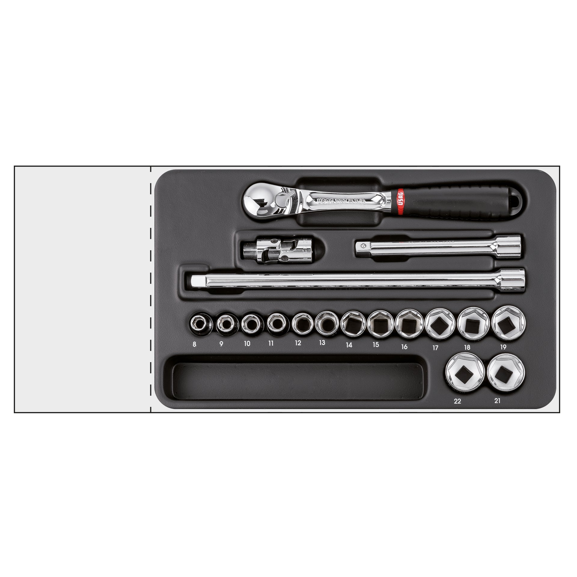 Module thermoformé assorti (18 pièces) | 519/604BEB | Usag - U05190724 Module thermoformé assorti (18 pièces) | 519/604BEB | Usag - U05190724